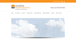 Desktop Screenshot of madisonprosthodontist.com